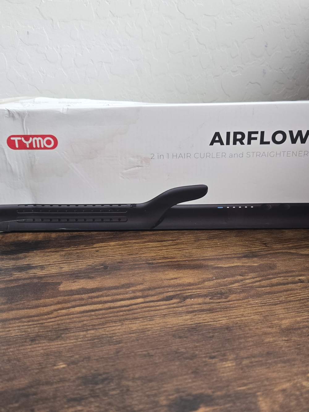 Airflow 2-in-1 Hair Curler & Straightener - Black